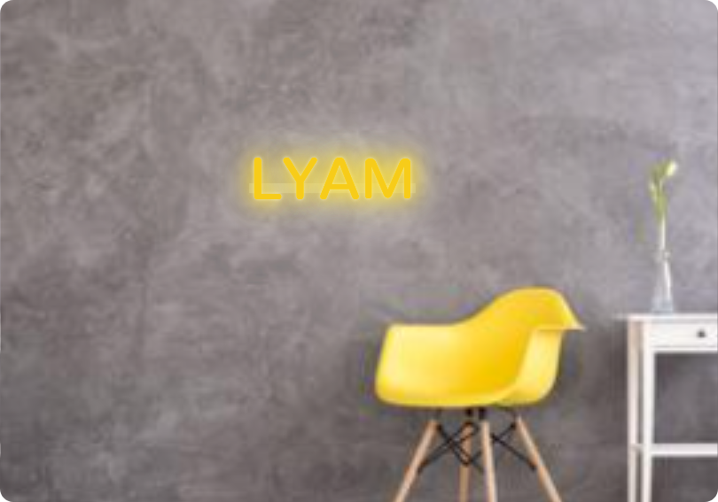 Custom text: LYAM