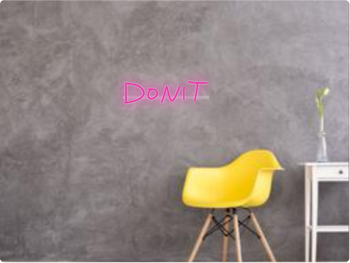 Custom text: DON