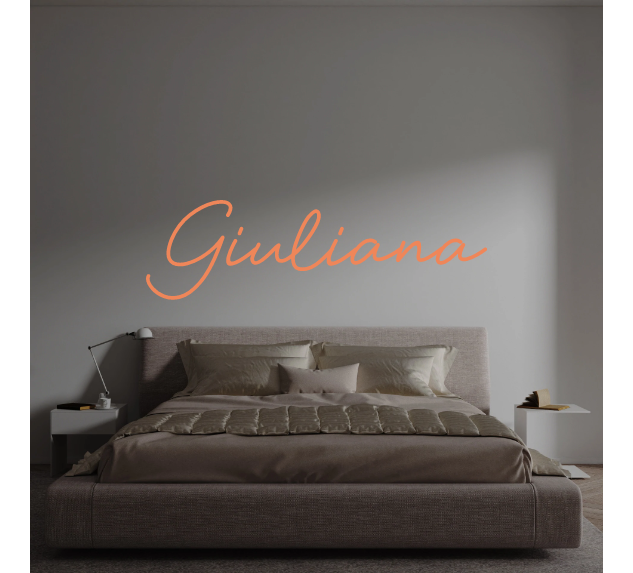 Custom text: Giuliana