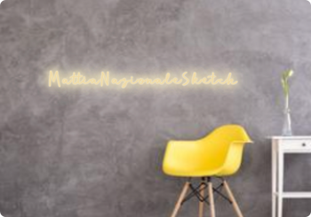 Custom text: MattiaNazionaleSketch