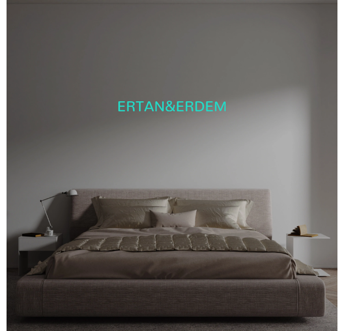 Custom text: ERTAN&ERDEM
