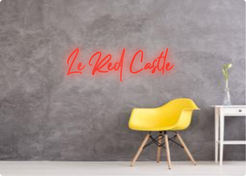 Custom text: Le Red Castle