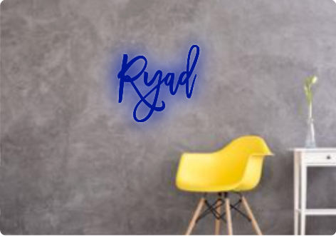 Custom text: Ryad