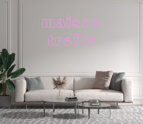 Custom text: maison
trèfle