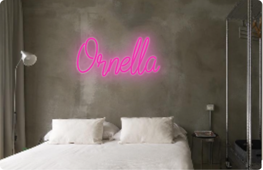 Custom text: Ornella