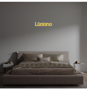 Custom text: Lùciano