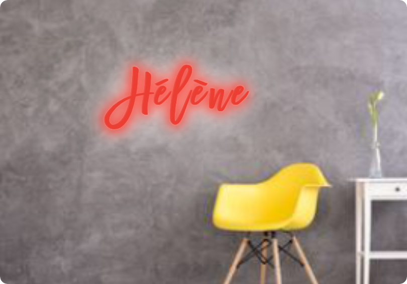 Custom text: Hélène