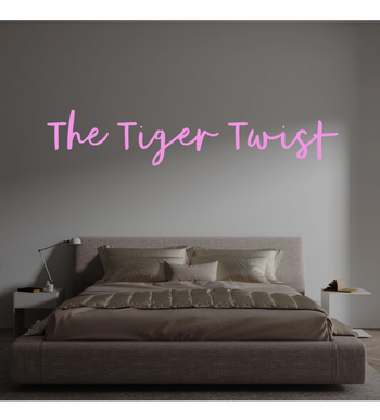 Custom text: The Tiger Twist