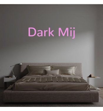 Custom text: Dark Mij