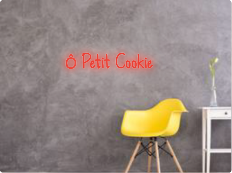 Custom text: Ô Petit Cookie