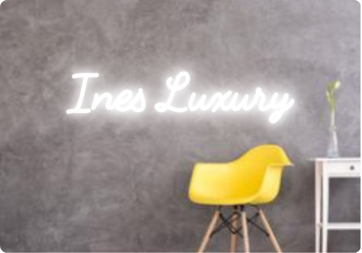 Custom text: Ines Luxury