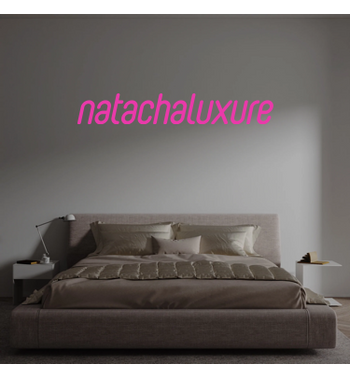 Custom text: natachaluxure