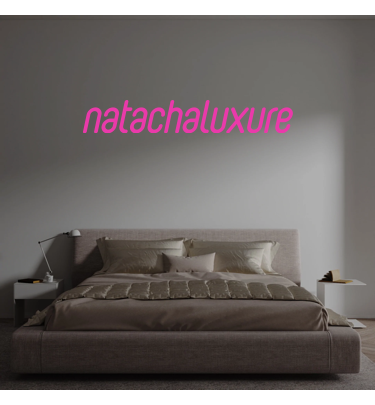 Custom text: natachaluxure