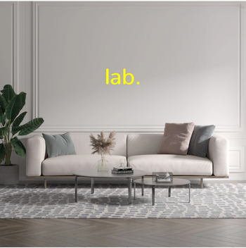 Custom text: lab.