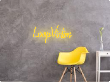 Custom text: LoopVictim