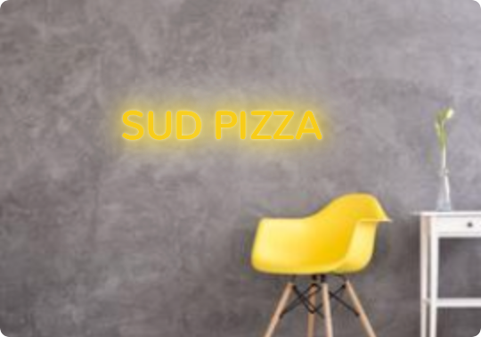Custom text: SUD PIZZA
