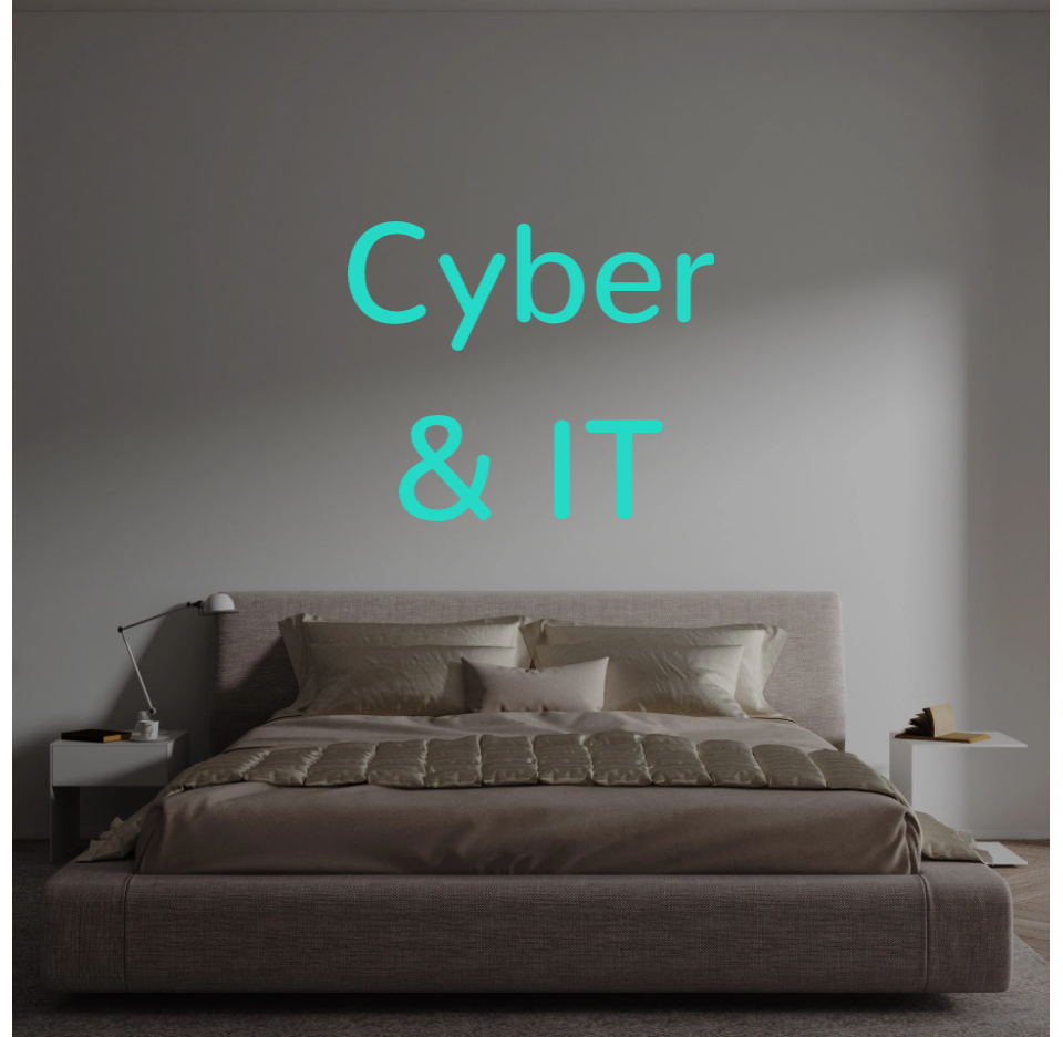 Custom text: Cyber
& IT