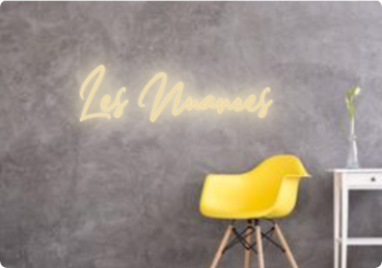 Custom text: Les Nuances
