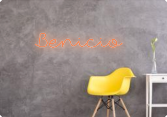 Custom text: Benicio
