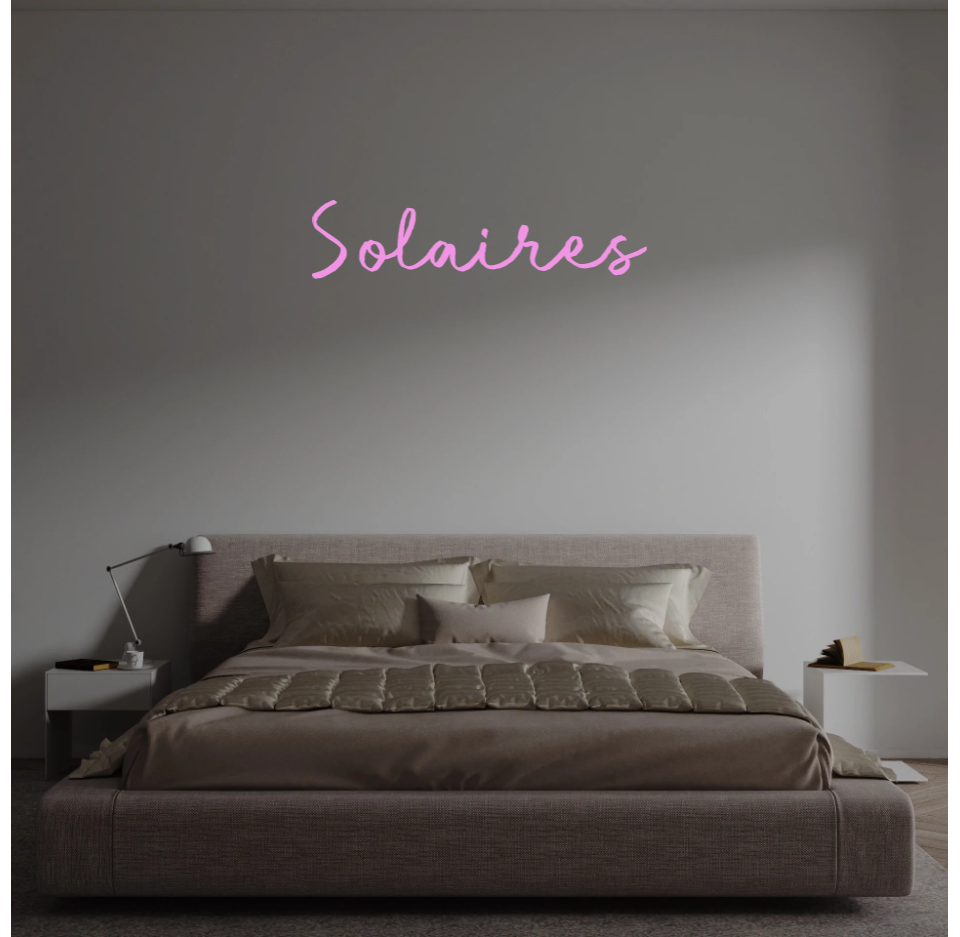 Custom text: Solaires
