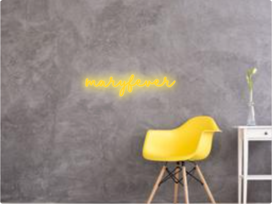 Custom text: maryfever