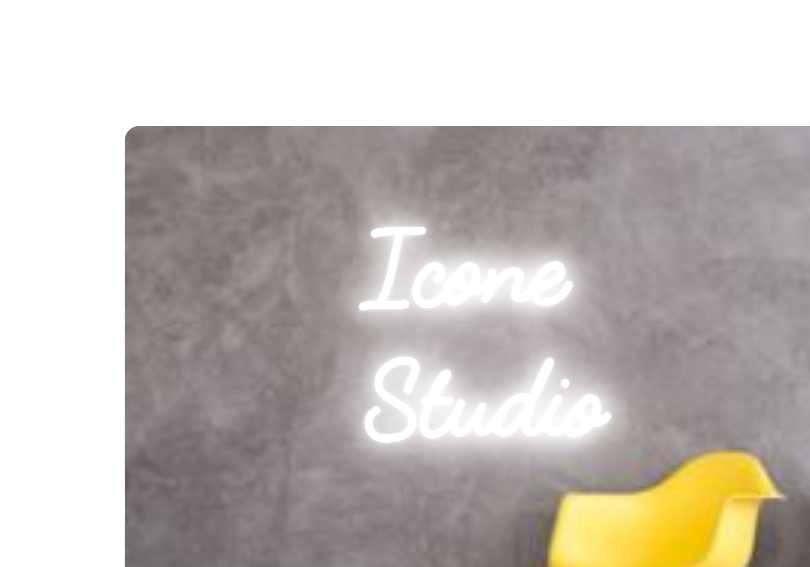 Custom text: Icone
Studio