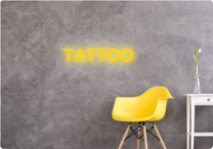 Custom text: TATTOO