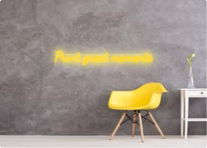Custom order: Print great moments