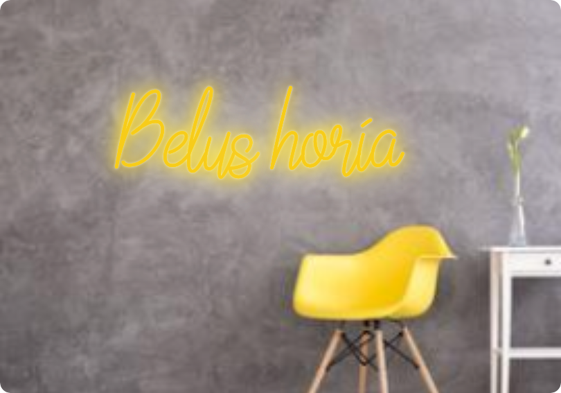 Custom text: Belus horia