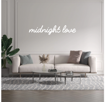 Custom text: midnight love