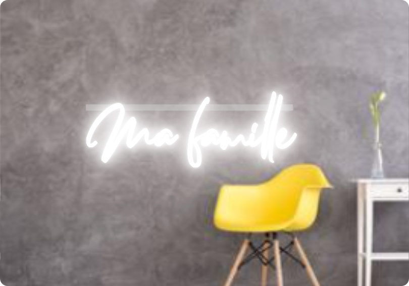 Custom text: Ma famille