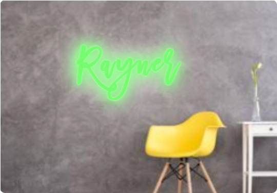 Custom text: Rayner
