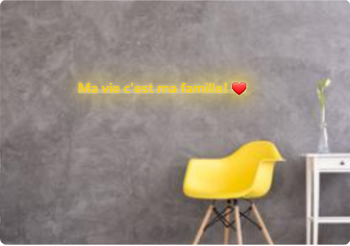Custom text: Ma vie c