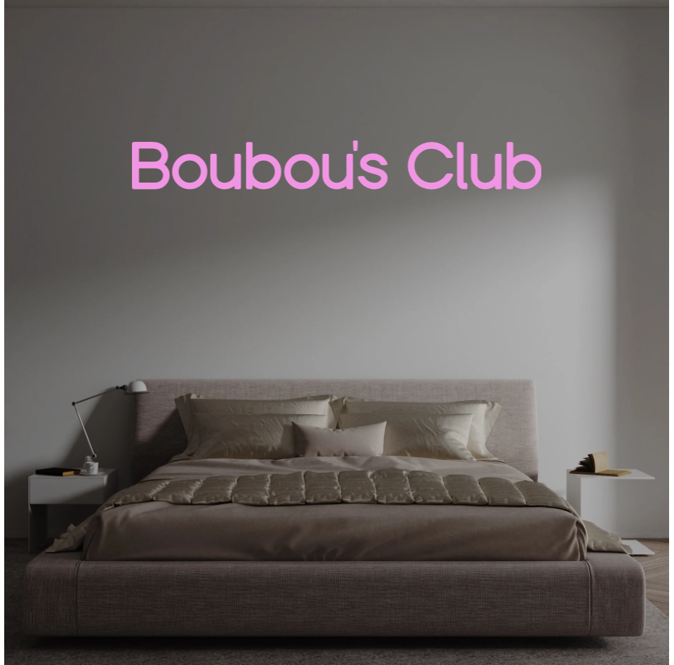 Custom text: Boubou