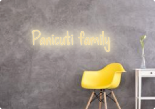 Custom text: Panicuti family