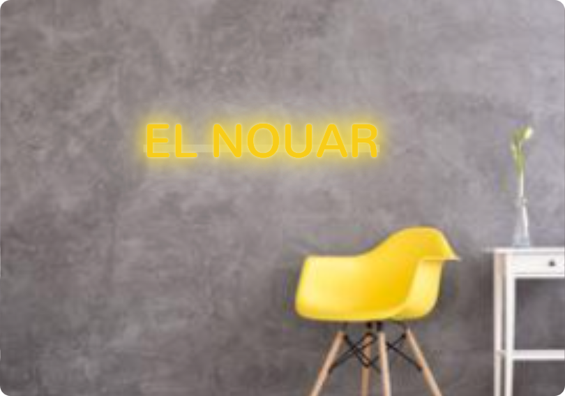 Custom text: EL NOUAR