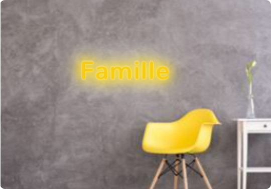 Custom text: Famille