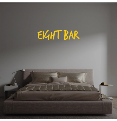 Custom text: Eight bar