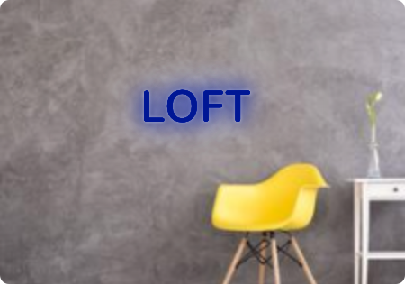 Custom text: LOFT