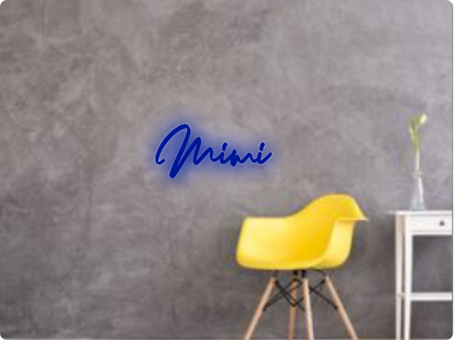 Custom text: Mimi