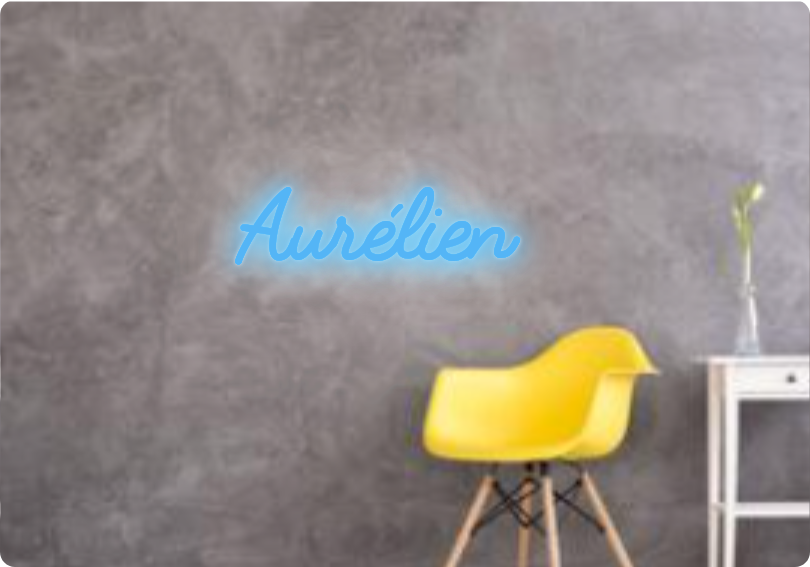 Custom text: Aurélien