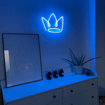 The Crown - signe en néon LED