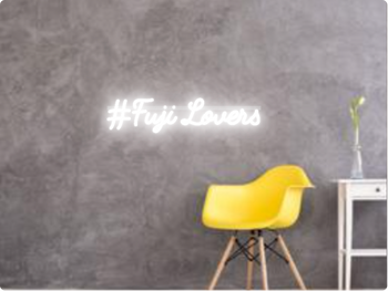 Custom text: #Fuji Lovers
