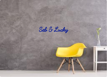 Custom order: Seb & Lucky