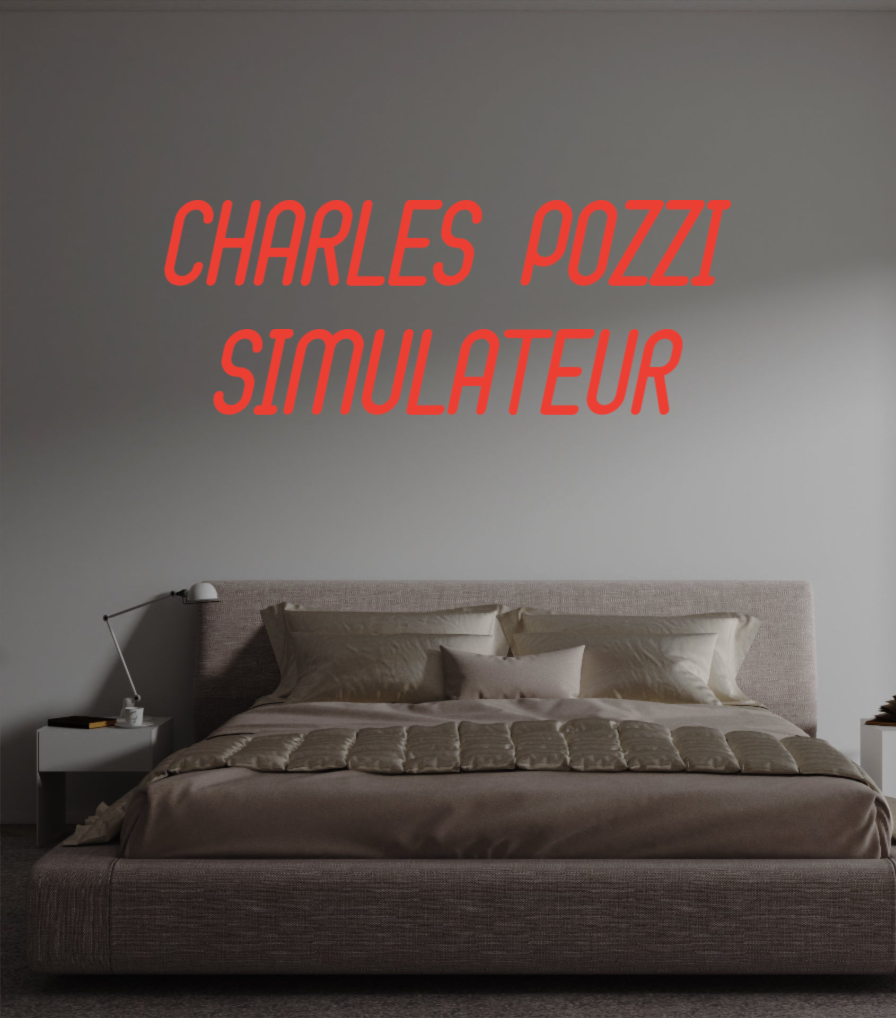Custom text: CHARLES POZZI
SIMULATEUR