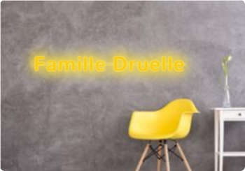 Custom text: Famille Druelle