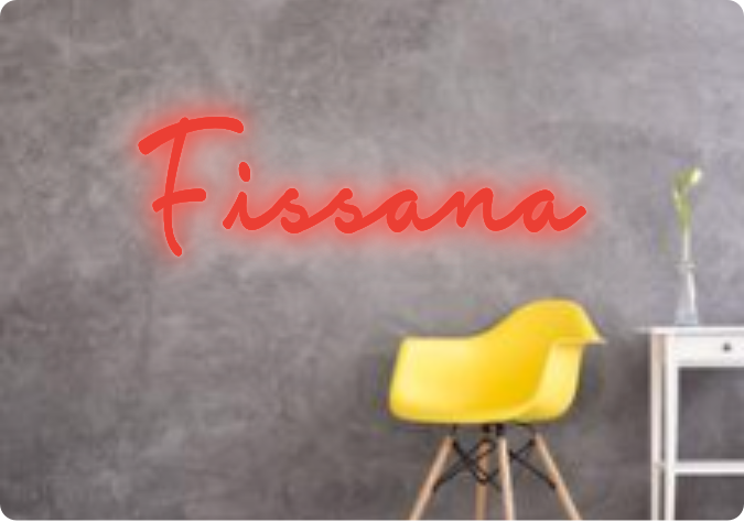 Custom text: Fissana
