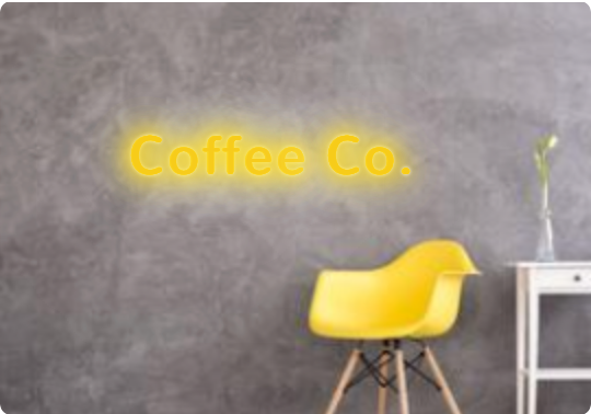 Custom text: Coffee Co.