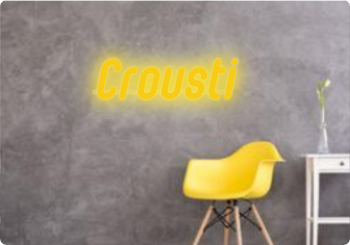 Custom text: Crousti