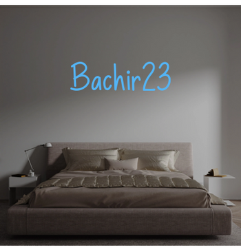 Custom text: Bachir23